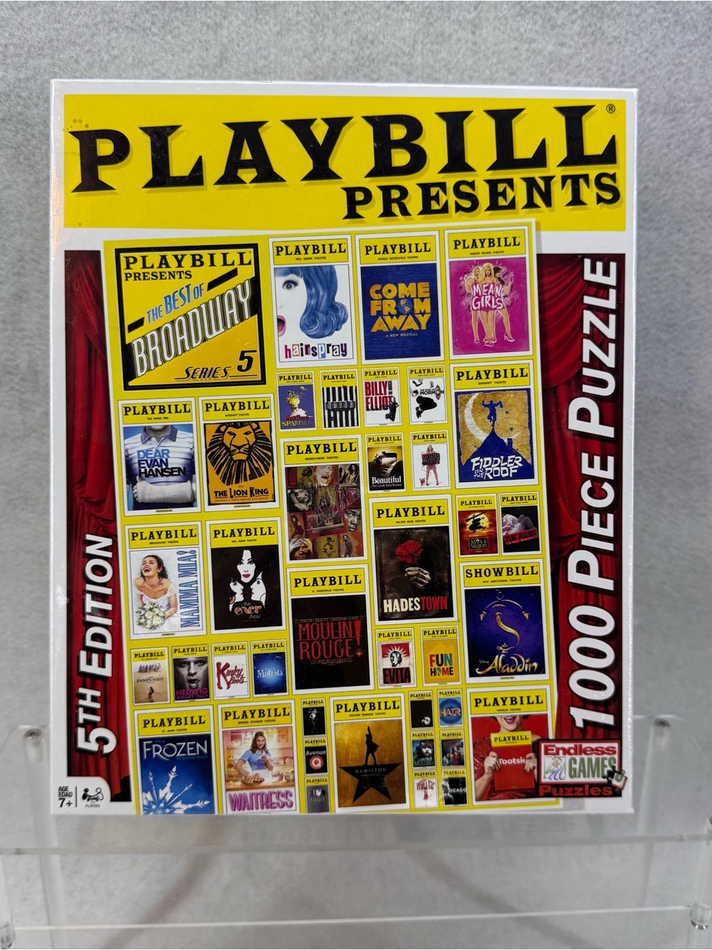 New in Box Sealed Best of Broadway Playbill 1000 piece Jigsaw Puzzle 5th Edition